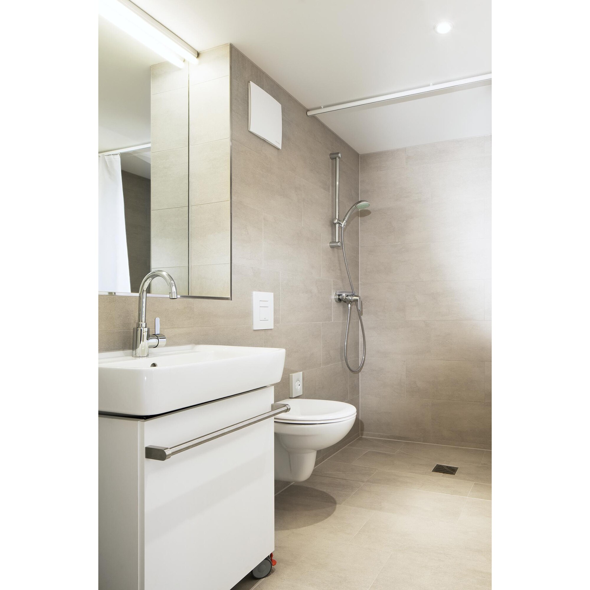 Set de dus cu bara Grohe New Tempesta 100, 2 jeturi