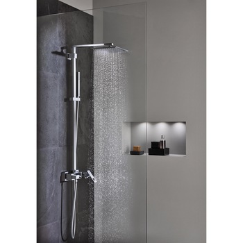 Sistem de dus Grohe Euphoria Cube XXL System 230, montare aparenta, baterie monocomanda, proiectie 400 mm, ajustabil, anti-calcar, para dus inclusa, Crom Sistem de dus Grohe Euphoria Cube XXL System 230, montare aparenta, baterie monocomanda, proiectie 400 mm, ajustabil, anti-calcar, para dus inclusa, Crom