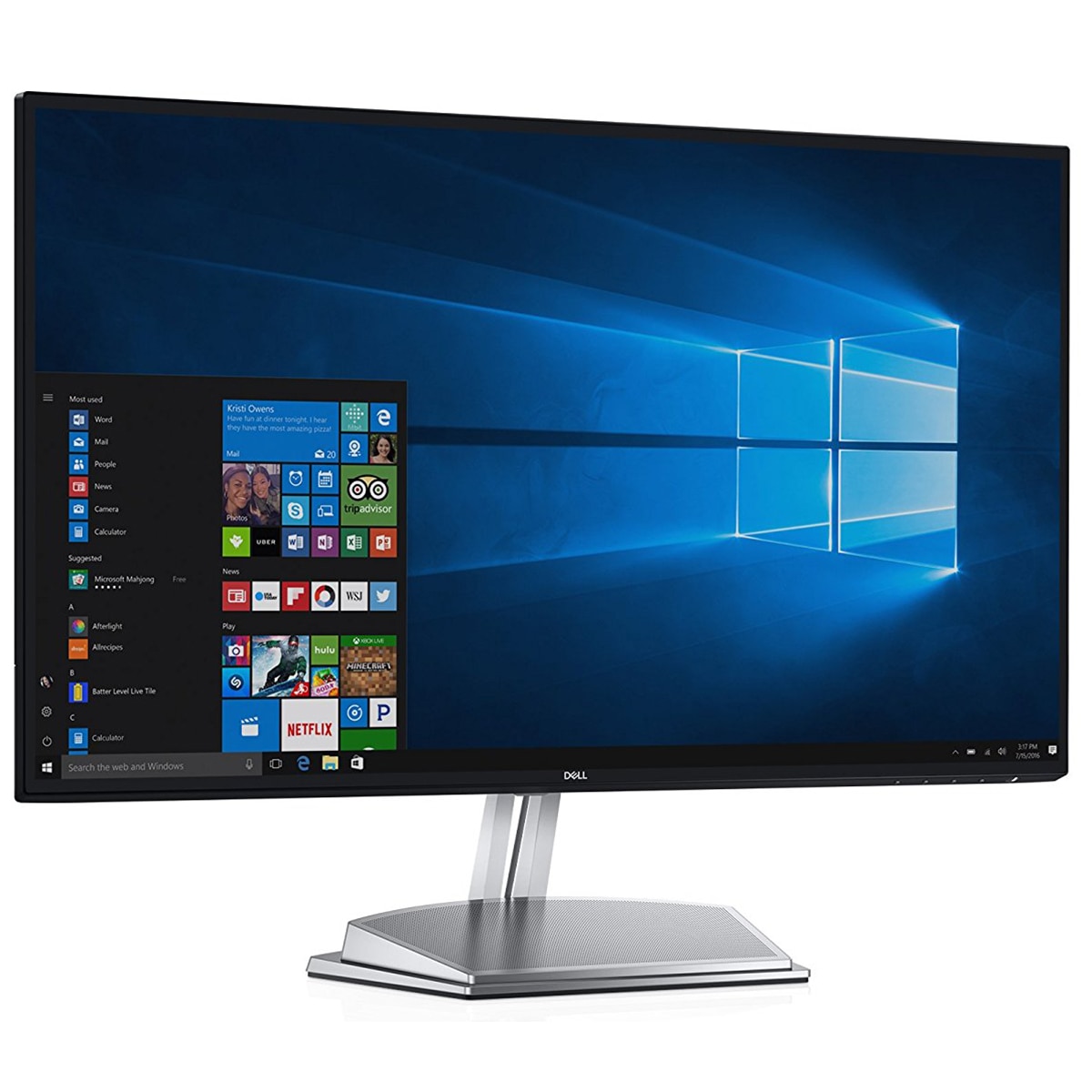 Monitor LED IPS Dell 27", Wide, Full HD, HDMI, Flickerfree, Freesync