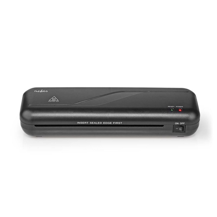 Nedis meleg laminálógép A4-es méret fekete (LAMI112BK4) (LAMI112BK4)