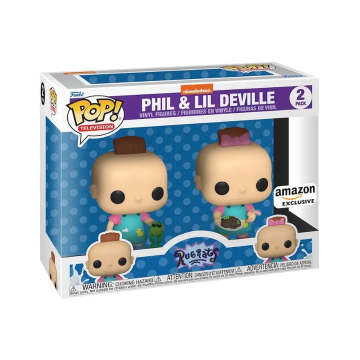 Funko Pop! 2-Pack Television: Rugrats - Phil & Lil Deville figura