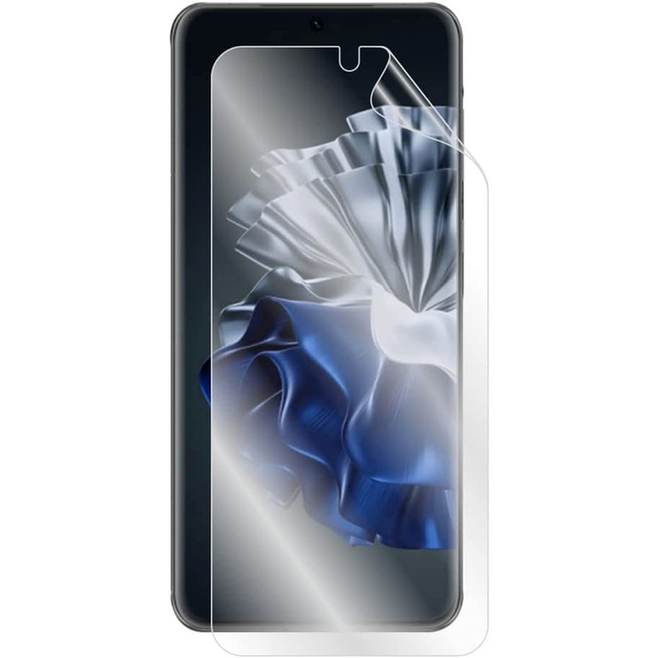 Huawei P60 Pro-val kompatibilis szilikon képernyőfólia, regenerálható szilikon hidrogél, flexibilis hidrokristály, teljes védelem, teljes ragasztó, egyszerű telepítés