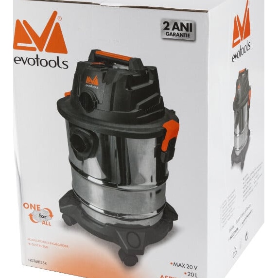 Aspirator Umed-Uscat fara Acumulator si Incarcator MAX 20V ONE EPTO 20 l
