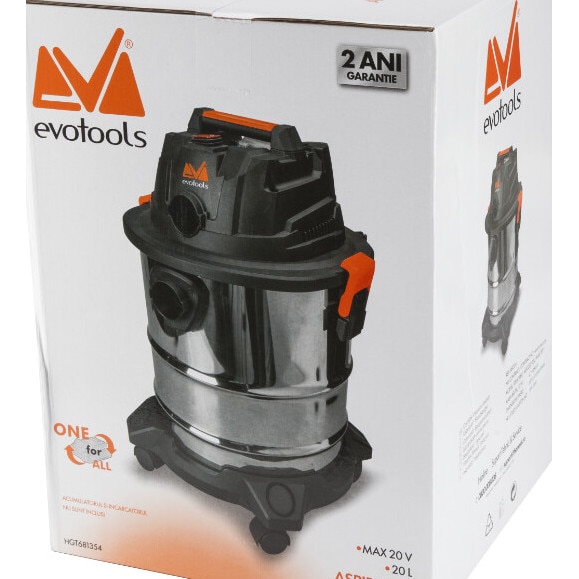 Aspirator Umed-Uscat fara Acumulator si Incarcator MAX 20V ONE EPTO 20 l