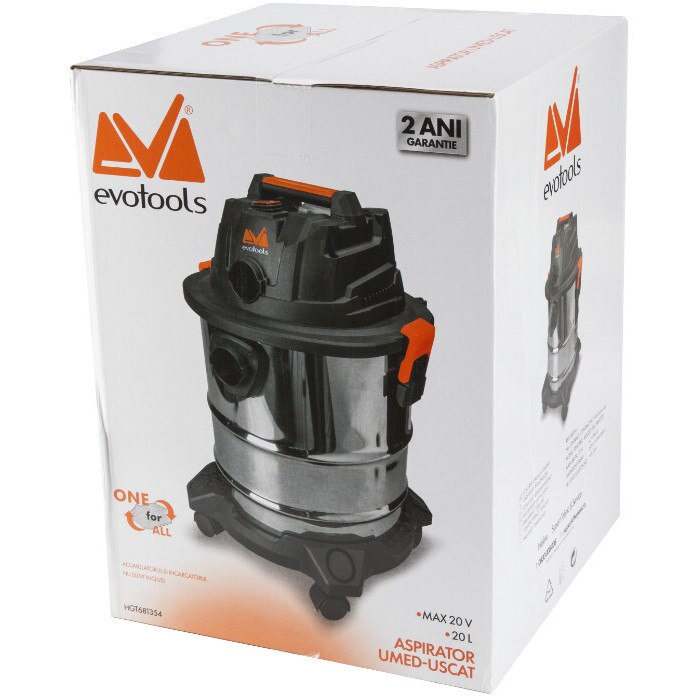 Aspirator Umed-Uscat fara Acumulator si Incarcator MAX 20V ONE EPTO 20 l
