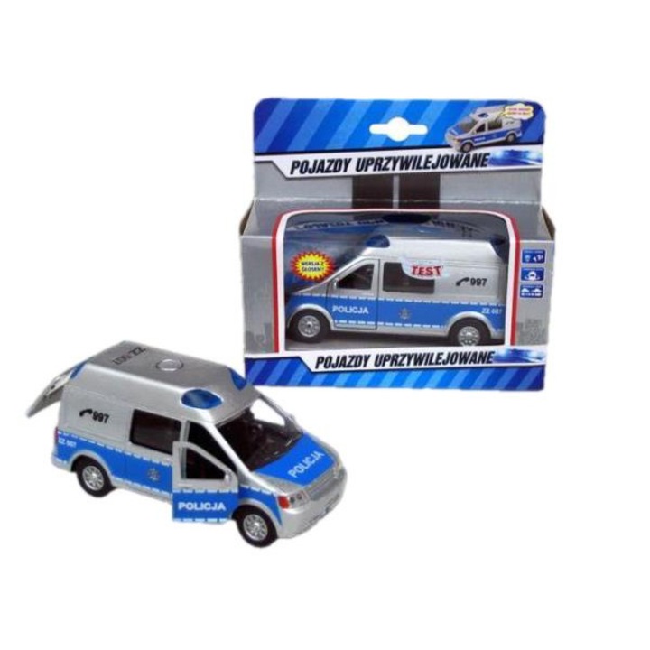 Masina de politie, Hipo, 14 cm, Multicolor