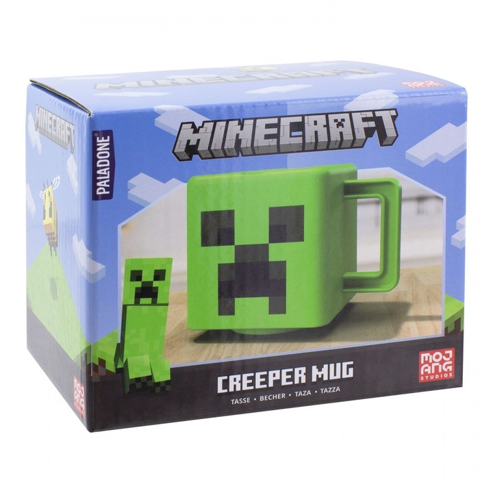 Cana, Mojang, Minecraft, Creeper, Verde, 250 ml