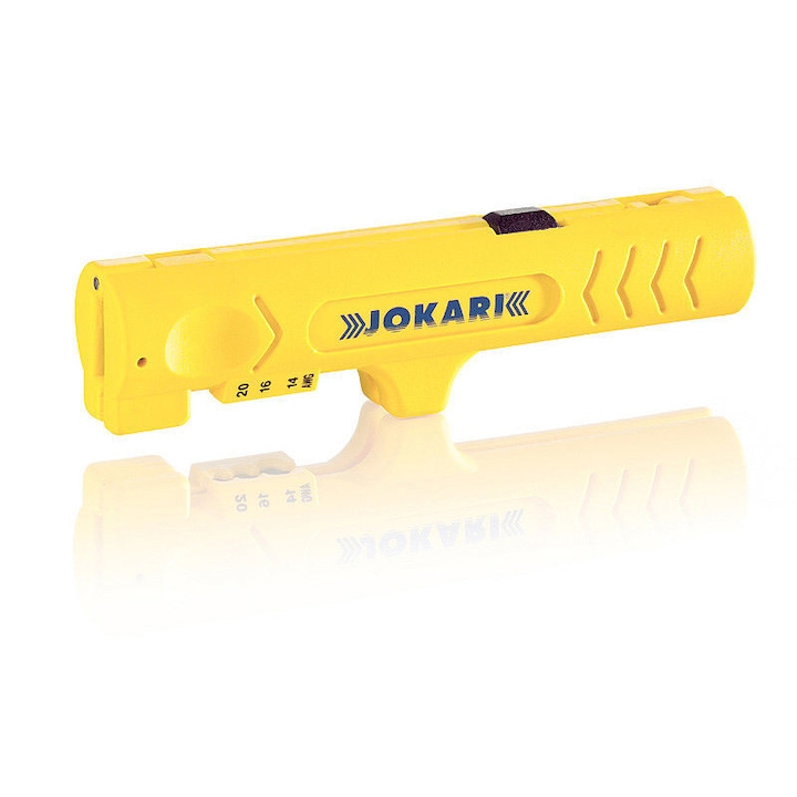 Kábelcsupaszító fogó, Jokari, Sárga