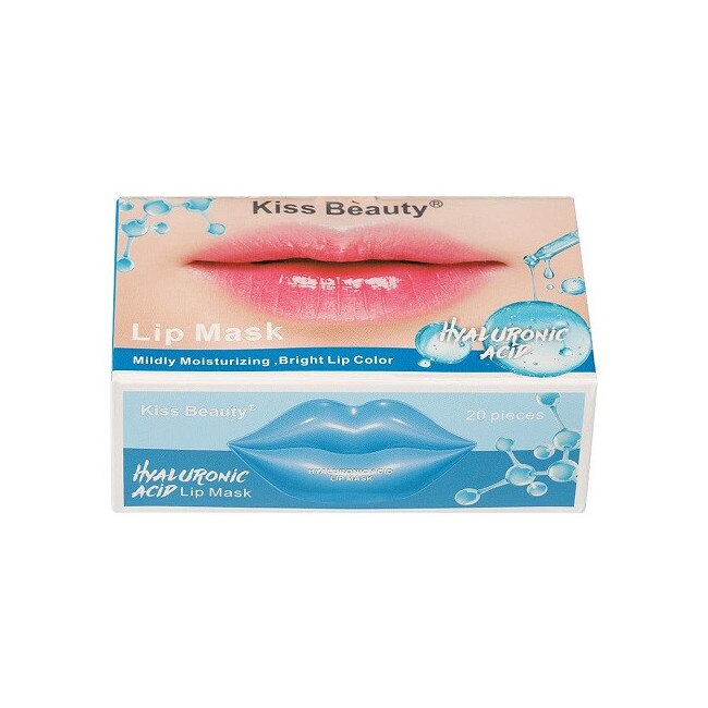 Маска за устни, Kiss Beauty, Hyaluronic Acid, 20 броя - eMAG.bg