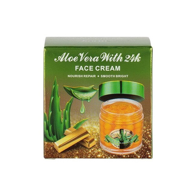 Крем за лице, Karite, Aloe Vera With 24k, 55 мл - eMAG.bg