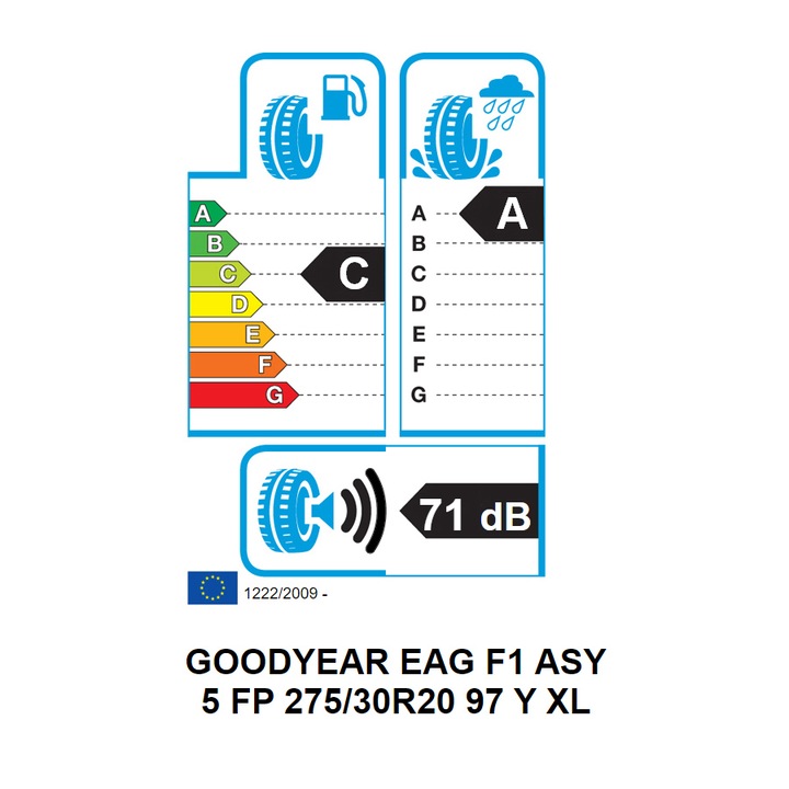 Nyári gumi Goodyear EAG F1 ASY 5 FP 275/30R20 97Y XL