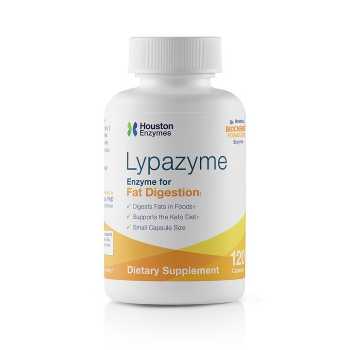 Lypazyme Enzime pentru digestia grasimilor, Houston Enzymes, 120 capsule