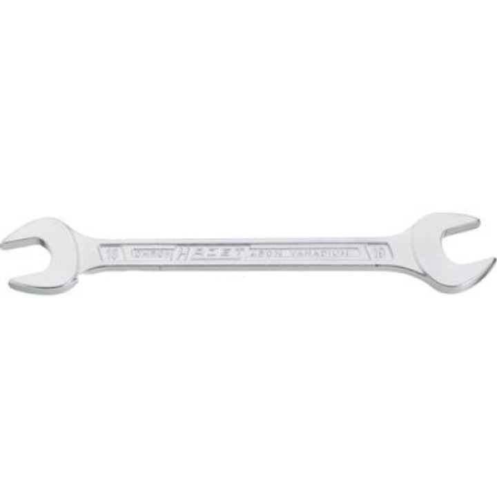 Cheie dubla, Hazet, 8 - 9 mm, Argintiu