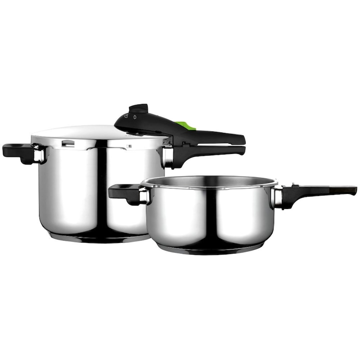 Set Oale sub presiune, Fagor, Otel inoxidabil, 4-6 l