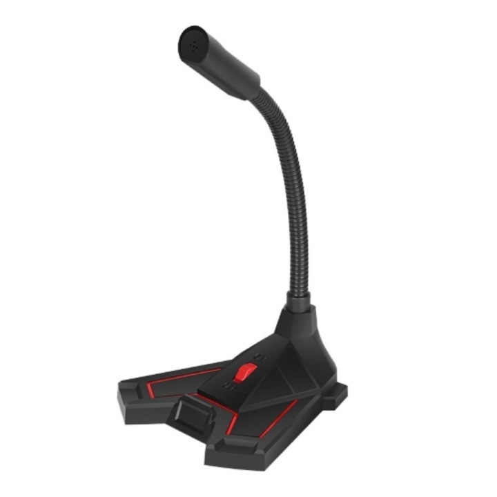 Számítógépes mikrofon Xtrike Me XMC-01, Gaming, Fekete, Játékmikrofon