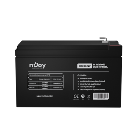 Baterie UPS nJoy HR09122F 12V 34.30W/celula putere descarcata