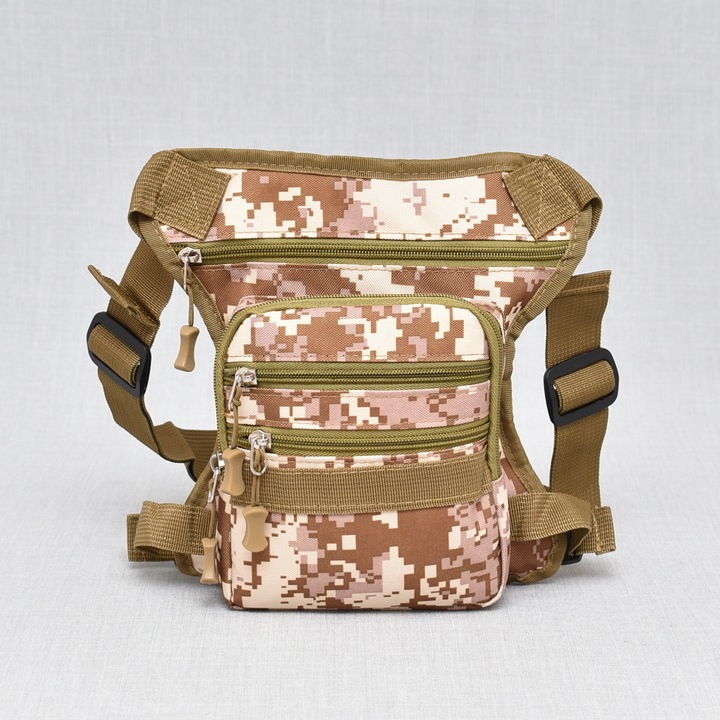 Férfi táska 2737-2, 16/23/1 cm, Textil, Bézs