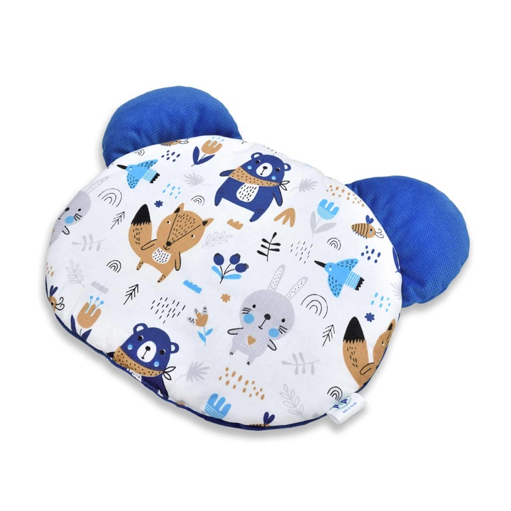 Perna in forma de ursulet, Bumbac, 38x30x2 cm - Multicolor