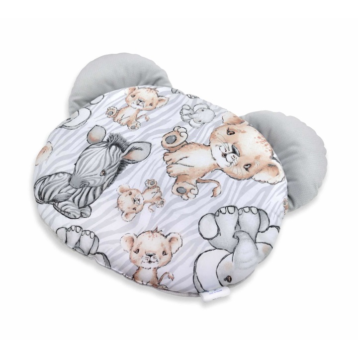 Perna in forma de ursulet, Bumbac - 38x30x2 cm, Multicolor