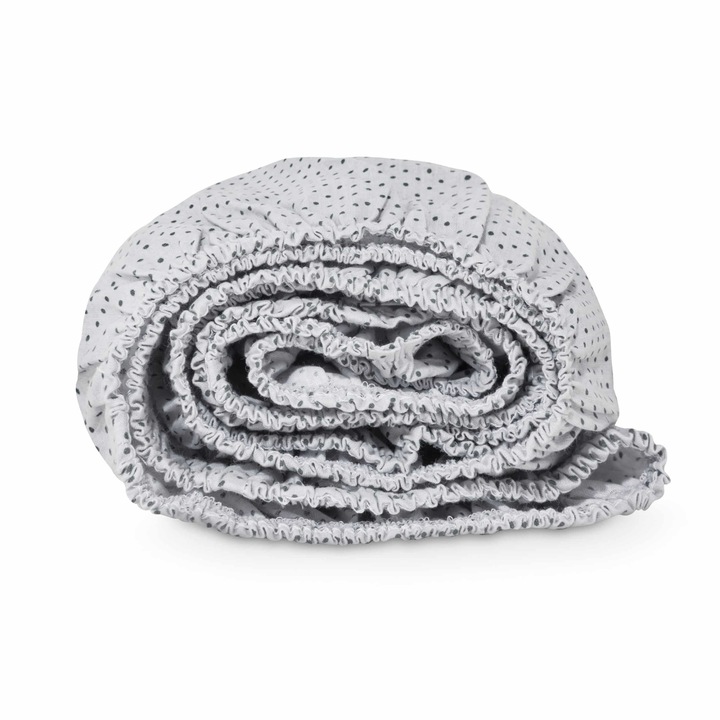 Cearceaf de pat, Bumbac, 60x120 cm - Gri