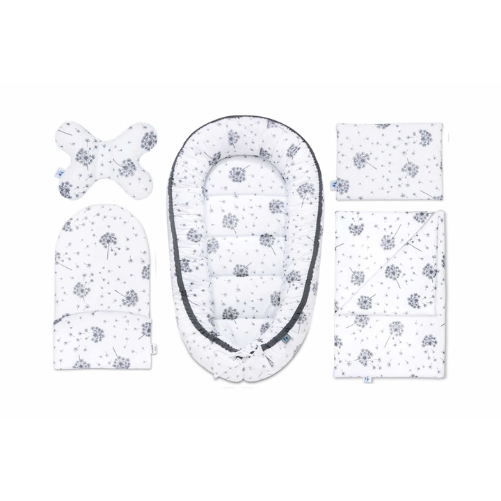 Set Cocon bebe, Bumbac - Multicolor