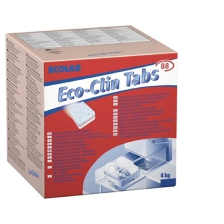 Detergent vase Ecoclin Tabs 88, 4kg, 200 pastile