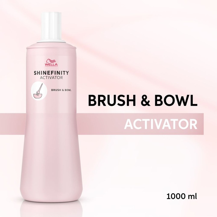 Активатор Wella Professionals, Shinefinity Activator, Brush & Bowl Precise Application 2%, 1000 ml