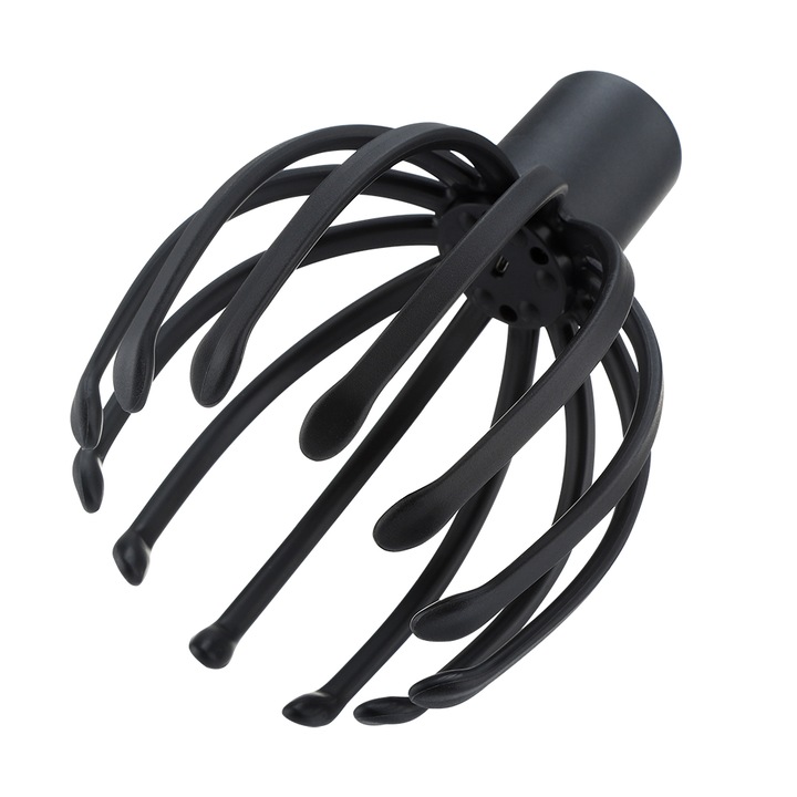 Kapilláris masszírozó a relaxációért és a jó közérzetért, unisex, 3 funkció, újratölthető lítium akkumulátor USB C kábellel, PVC, fekete, Original Deals