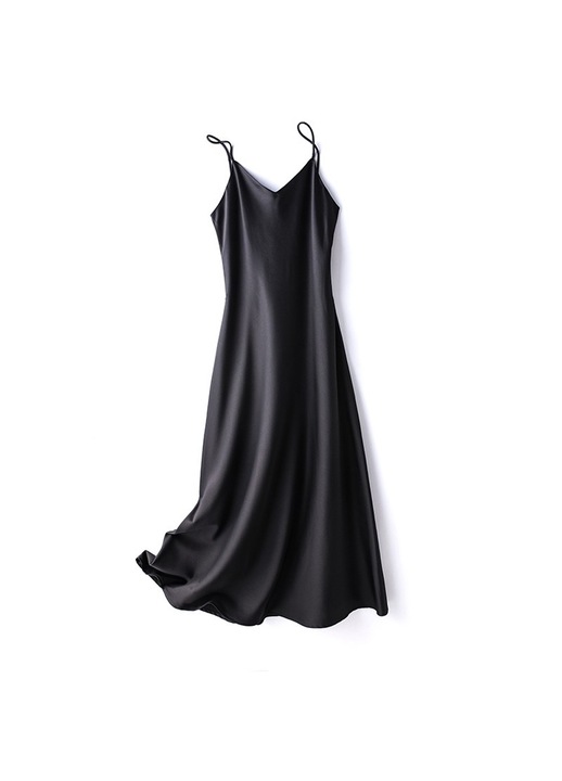 Rochie de dama de petrecere, Poliester, Negru, L