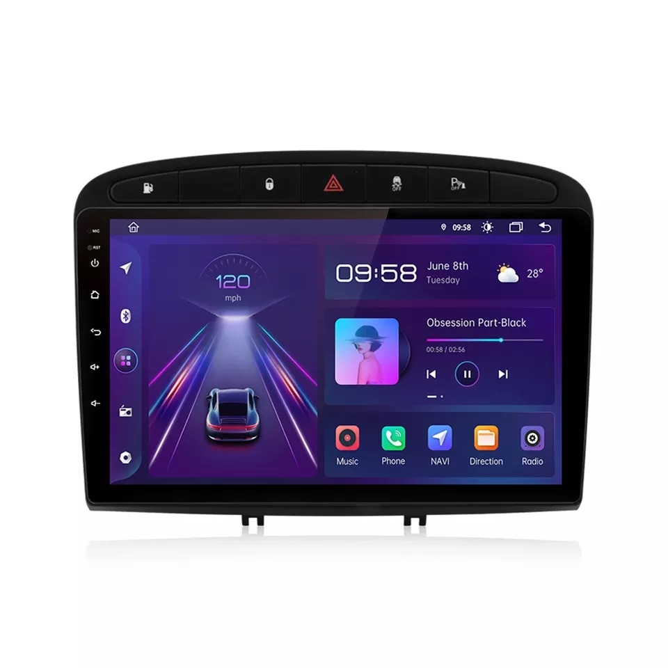 Navigatie Peugeot 308 2008 2020, Peugeot 408 20082020, Android 12, 2GB RAM 32GB, google maps