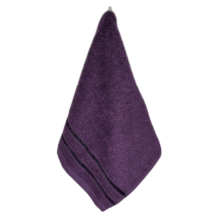 Кърпа за ръце, лилава, 28 х 48 см, 100% памук, 400 гр/м2