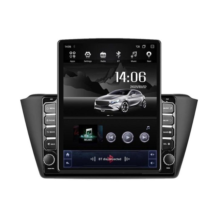 Navigatie Skoda Fabia 2015- G-541 ecran tip TESLA 9.7" cu Android Radio Bluetooth Internet GPS WIFI 4+32GB DSP 4G Octa