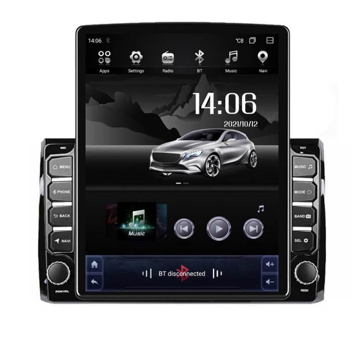 Navigatie dedicata Skoda Kodiaq H-kodiaq ecran tip TESLA 9.7" cu Android Radio Bluetooth Internet GPS WIFI 4+32GB DSP 4G Octa Core