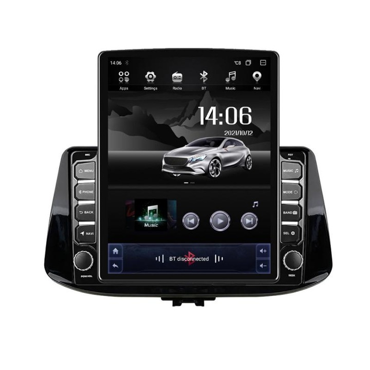 Navigatie Hyundai I30 2017- G-1041 ecran tip TESLA 9.7" cu Android Radio Bluetooth Internet GPS WIFI 4+32GB DSP 4G Oct