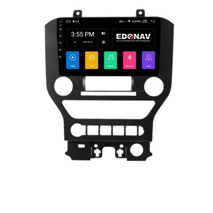 Dedikált navigáció Ford Mustang 2015-2020 A-MUSTANG-NAVI2+16 GB Android Waze USB Internet Navigáció Youtube Rádió