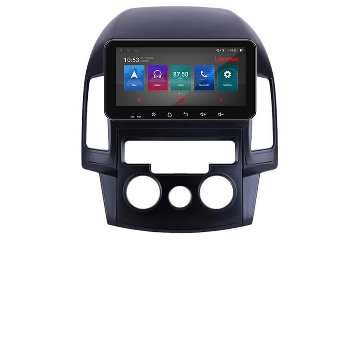 Navigatie dedicata Hyundai I30 2009-2012 clima manuala I-I30AC 4+64 Lenovo ecran 10.33" Android Waze USB Navigatie Internet Youtube Radio