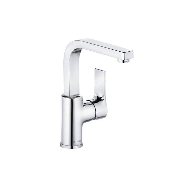 Смесител за мивка, Kludi Zenta SL, странична дръжка, хром, с изпразнител