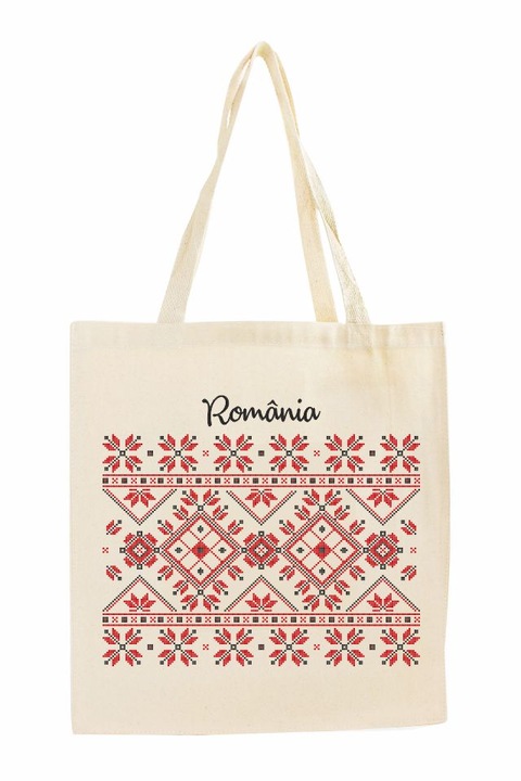 Sacosa din panza, bumbac natur, 42x38cm, Traditional 13