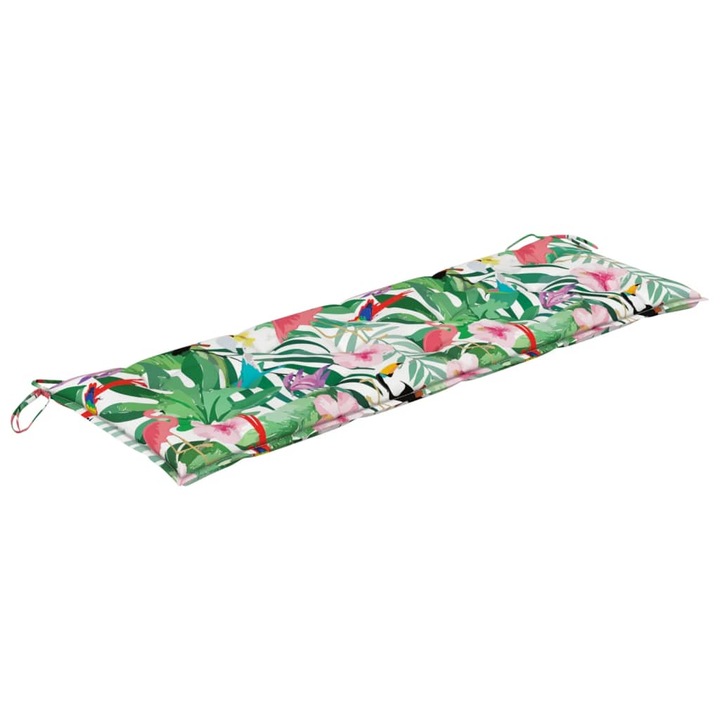 Perna banca de gradina multicolor vidaXL, 150x50x7 cm, material oxford, 1.9 kg