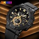 Мъжки часовник Skmei Sport Casual Fashion Digital Quartz Stopwatch, Черен/Златист