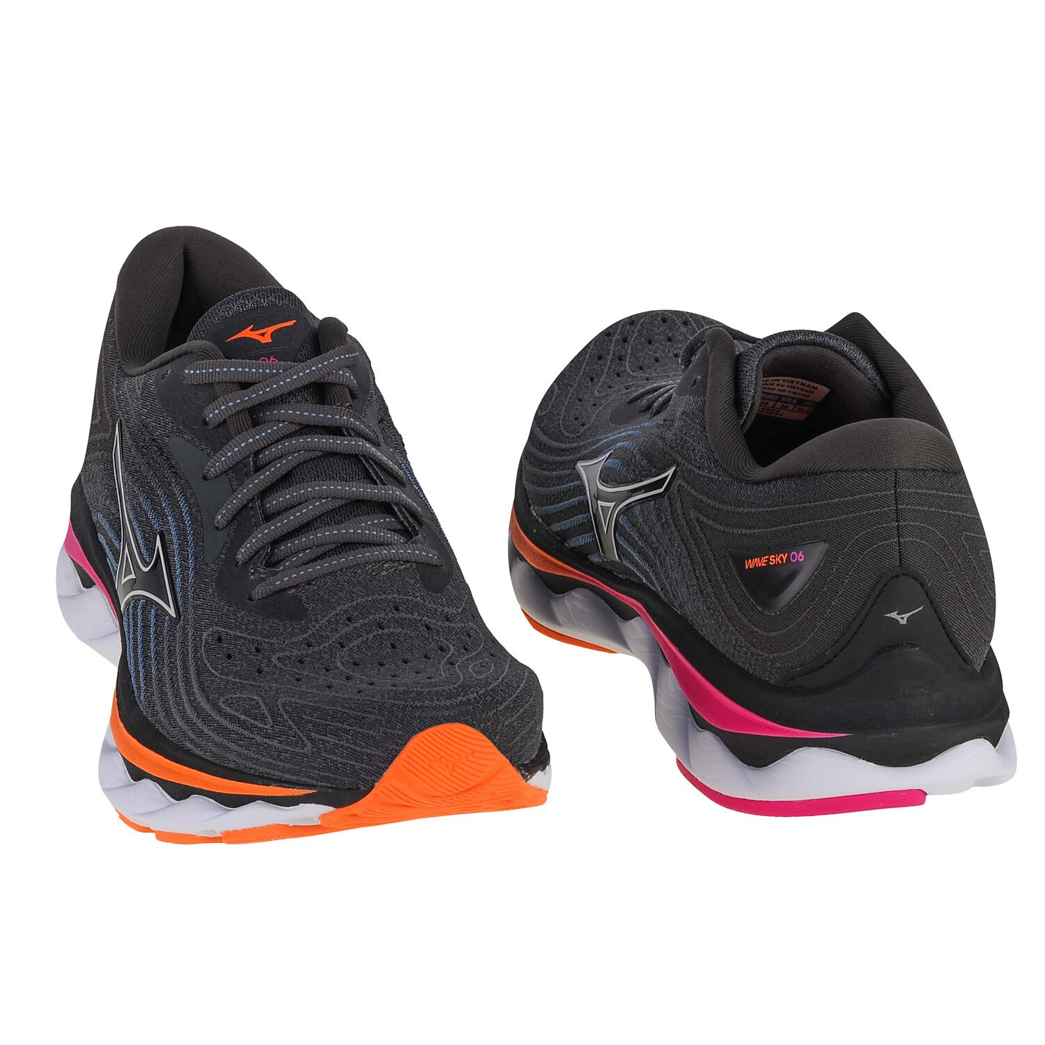 Pantofi de alergat, Mizuno Wave Sky 6 J1GD220271, Gri, 38 EU - eMAG.ro