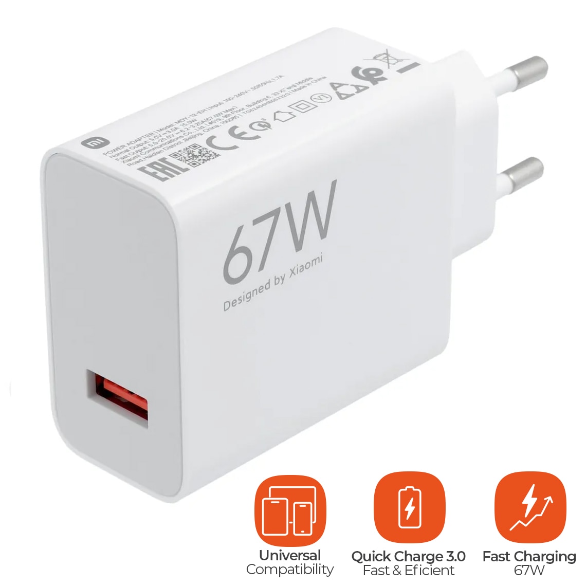 hu2mi3  Incarcator pentru Priza USB, Super Fast Charging 67W - Xiaomi (MDY