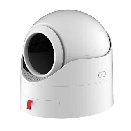 Litiera semi-automata Petlux® acoperita si echipata cu un filtru de dezodorizare