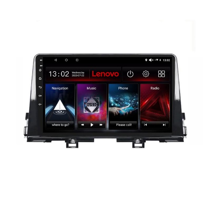 Navigatie dedicata Lenovo Kia Picanto 2016- L-2217, Octacore Qualcomm, 4Gb RAM, 64Gb Hdd, 4G, QLED 2K, DSP, Carplay, Bluetooth