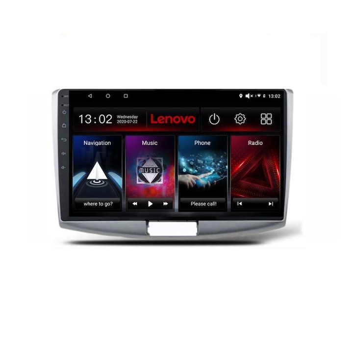 Dedikált navigációs VW Passat 2010-2015 D-267 Lenovo Octa Core Android rádióval Bluetooth Internet GPS WIFI DSP 2+32 GB 4G KIT-267+EDT-E510-LITE