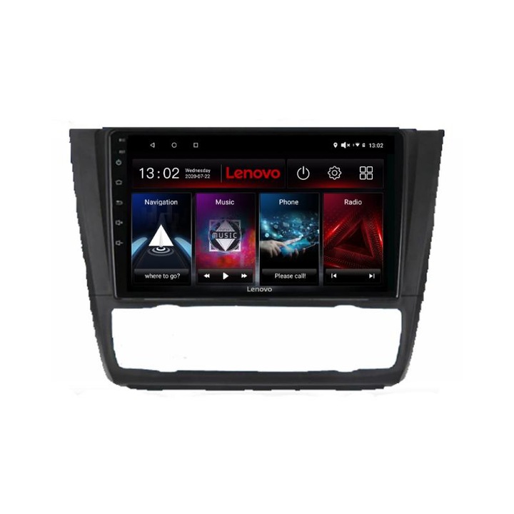 Специализирана навигация BMW Series 1 E87 D-bmw117 Lenovo Octa Core с Android Radio Bluetooth Internet GPS WIFI DSP 2+32 GB 4G KIT-BMW117+EDT-E509-LITE
