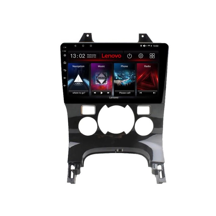 Navigatie dedicata Lenovo Peugeot 3008 L-323, Octacore Qualcomm, 4Gb RAM, 64Gb Hdd, 4G, QLED 2K, DSP, Carplay, Bluetooth