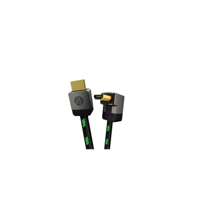 Cablu HDMI 2.0 tata-tata 2m, 4k 60hz, cu capat unghiular