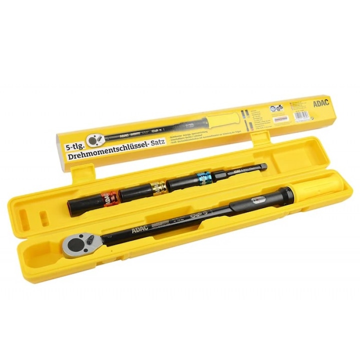 Cheie dinamometrica 40-210 Nm, 1/2, 5 piese - ADAC 18148