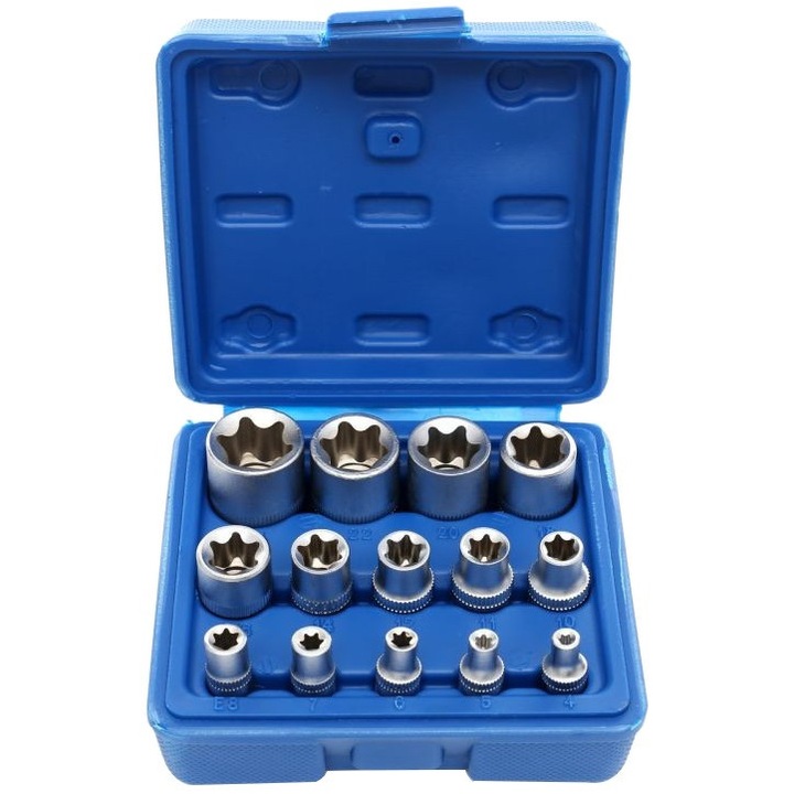 Chei tubulare torx E4 E24 14 buc